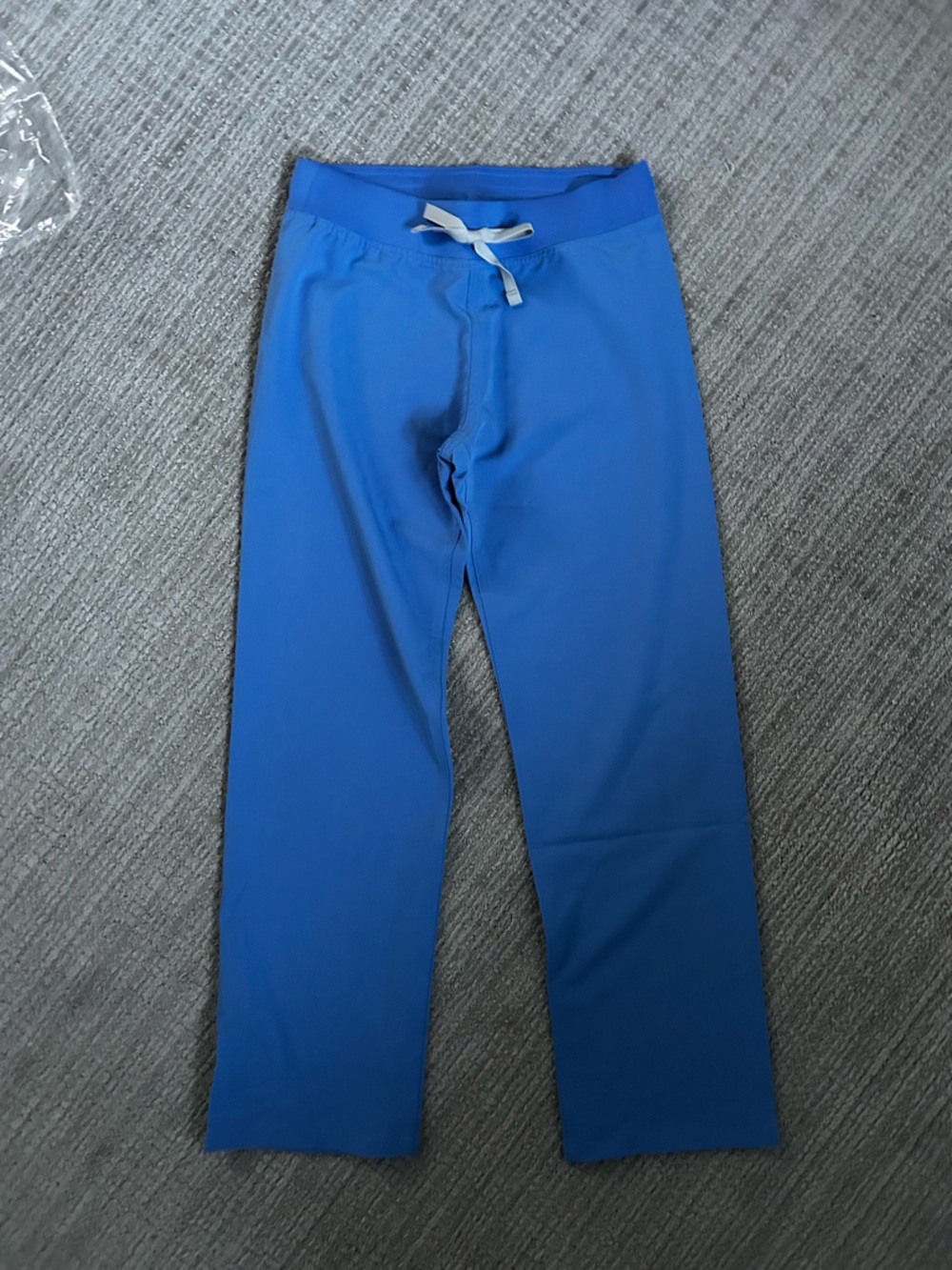 Figs Women's Royal Blue Scrub Pants with Drawstring Waistband